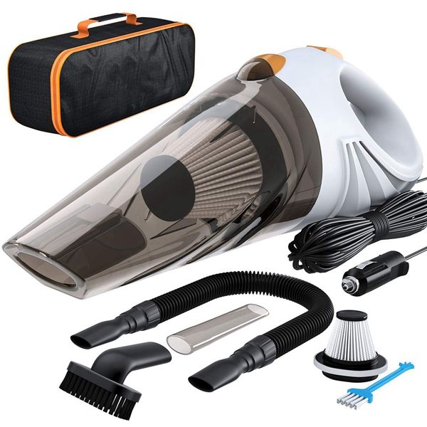 

white car vacuum cleaner wired hand vacuum cleaner high power
