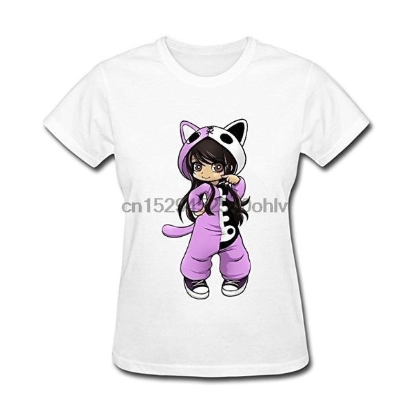 

хлопок женщины aphmau мультфильм лето футболка