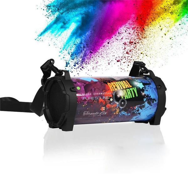 

smalody bluetooth speaker outdoor wireless speakers stereo high bass with carrying strap for camping computer tv bar speakers