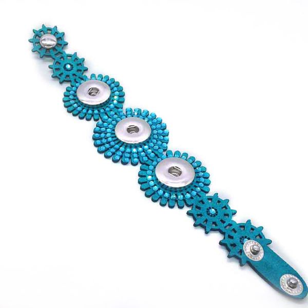 

новый кристалл стразы 055 кожаный браслет fit 18mm snap кнопки сменная шарм ювелирные изделия для женщин дар, Golden;silver