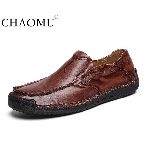 

men's shoes peas shoes a pedal lazy handmade summer new men's casual, Black