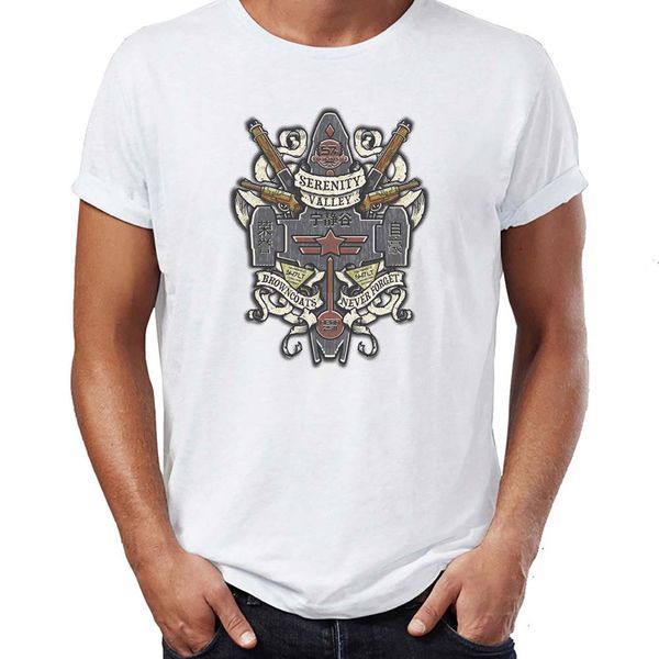 

men's t shirt serenity crest crew space western cowboy firefly painting artsy tee