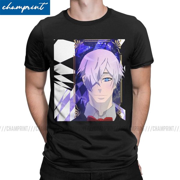 

decim t shirt for men pure cotton casual t-shirt round neck death parade bar anime tee shirt short sleeve clothing plus size