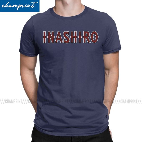 

men inashiro industrial t shirt diamond no ace anime baseball sports manga clothing novelty round collar tees gift t-shirt