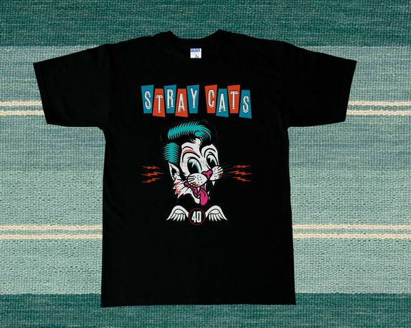 

stray cats - сороковой anniversary tour 2019 тенниска s - 2xl a1164