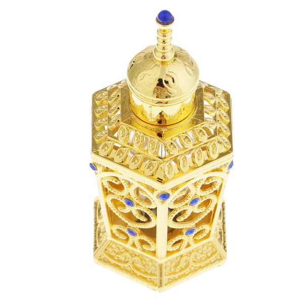

10ml vintage perfume bottle middle east essential oils gold container bottle