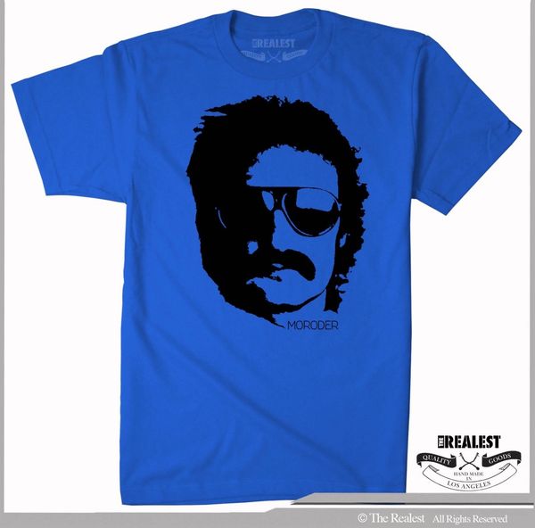 

giorgio moroder t shirt godfather of dance electro disco dj men summer short sleeves