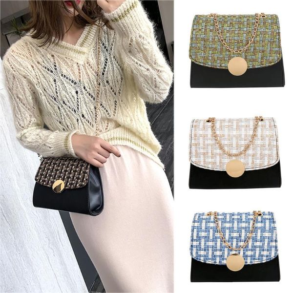

ocardian fashion female square bag quality wool women's designer handbag solid chain chain strap shoulder messenger bags s10