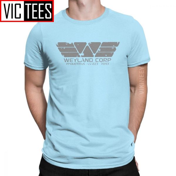 

aliens weyland yutani company corp prometheus tshirt for men cotton t shirt aliens vs predator wholesale