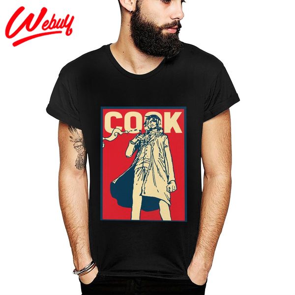 

for male t shirt the cook sanji one piece vinsmoke funny soft slim cotton crewneck short sleeve s-6xl us size