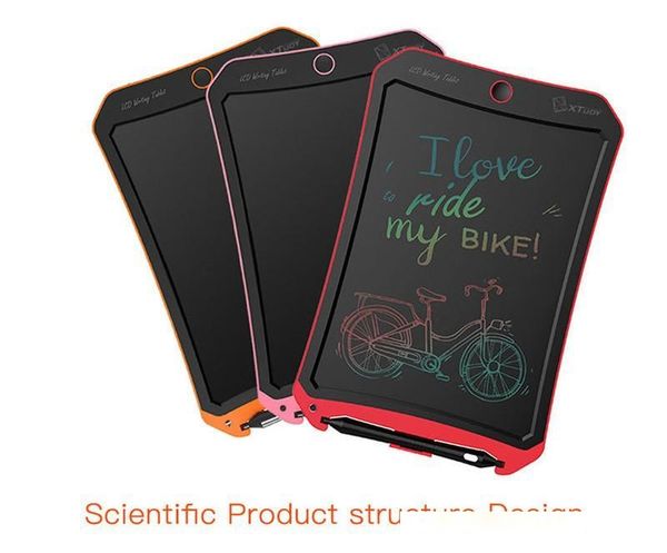 

cgjxs 8 .5inch colorful portable digital lcd drawing tablet writing graphic board memo notes reminder notepad with stylus pen with cr2032 ba
