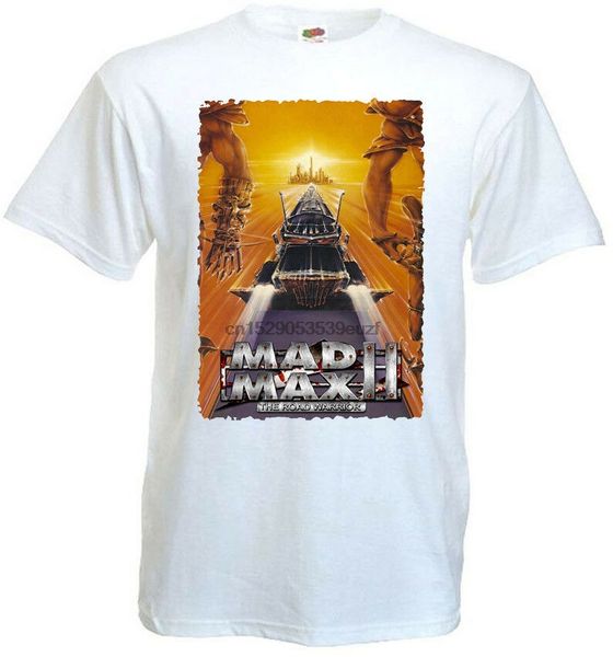 

mad max ii the roadharajuku streetwear shirt menv2 t-shirt white movie poster all sizes s...5xl