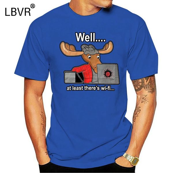 

nani wear supernatural sam winchester moose wifi geek t-shirt different colours 100% t shirt tee plus size