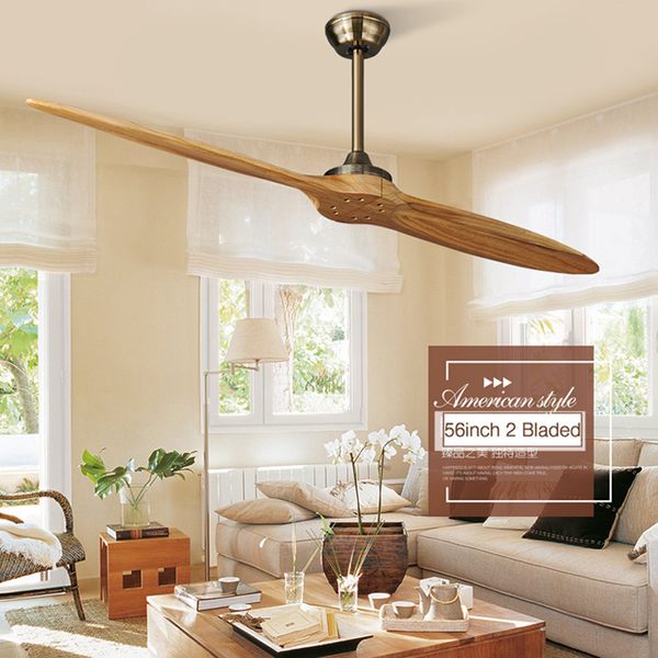 

electric fans modern indoor ceiling fan with remote solid wood oil rubbed bronze damp rated for kitchen patio 54 inch/ 56 inch