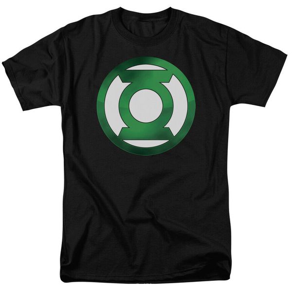 

green lantern classic logo chrome licensed t shirt men women tee shirt funny design