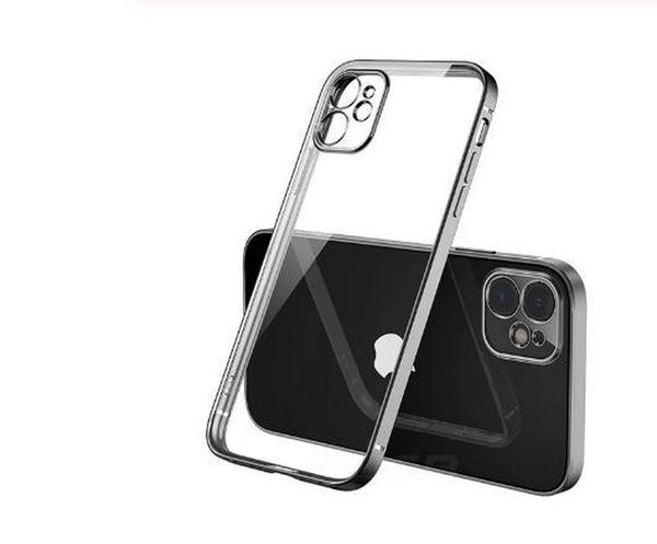 

luxury square metal aluminumm case for iphone 11 pro max 12 6 6s 7 plus xs max transparent tempered glass camera protection phone back cover