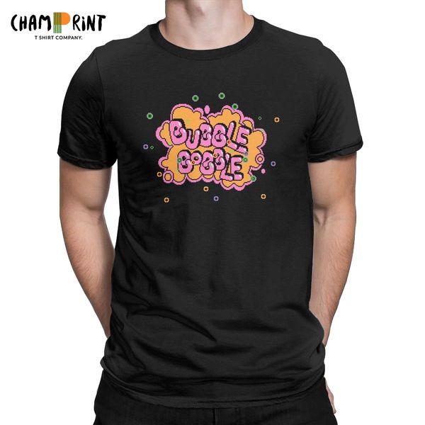 

bubble bobble men's t shirts retro cute fc console game leisure tees short sleeve o neck t-shirts pure cotton gift idea