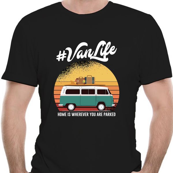 

men t shirt vanlife camping tshirts women-tshirt 0041j