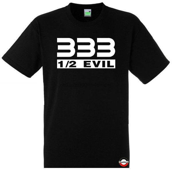 

half evil t-shirt 333 1 2 gothic black metal 666 death 645-0-02