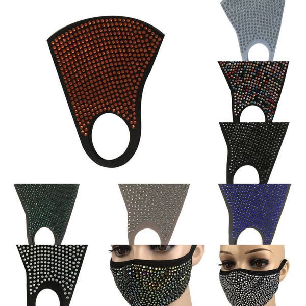 

20212021bling protective bling diamond dustproof fashion mask pm2.5 mouth masks washable reusable ntjh