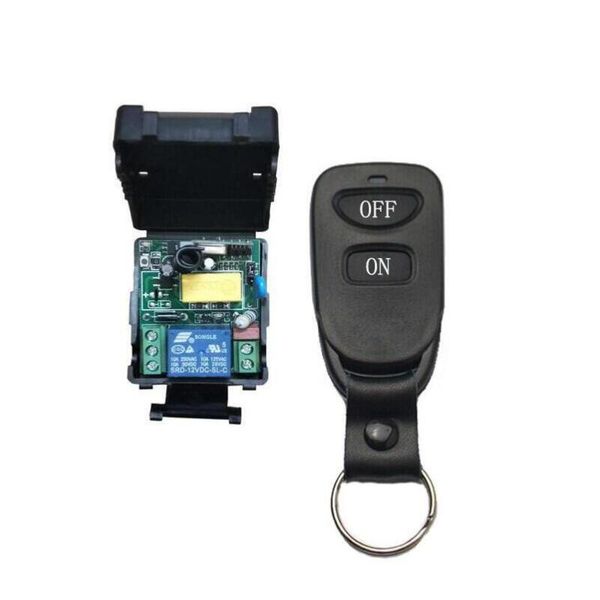 

remote controlers ac 220 v 1 ch rf wireless control switch receiver transmitter lighting power on and off 433.92mhz