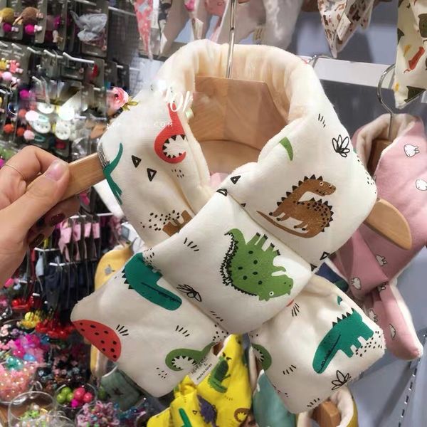 

чистый хлопок мягкого цвета соответствие плюша зима bib детский ребенок крест нагрудник шарф, Blue;gray