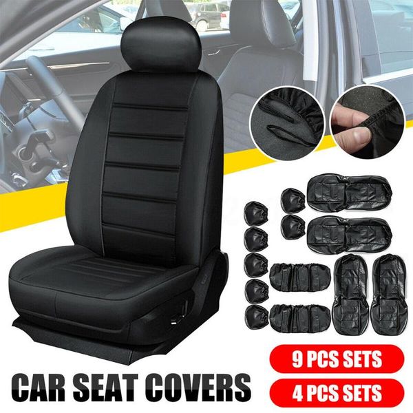 

universal car seat cover protector front or rear head seat back cushion pad rests full set auto cover car protector