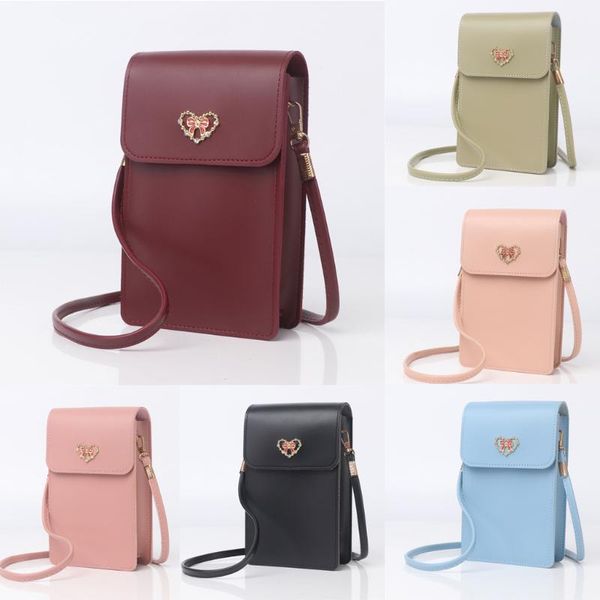 

new elegant shoulder bag women wild simple messenger bag for girls female slung student fashion phone small square k805