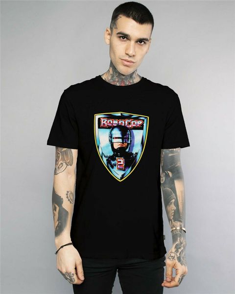 

90с робокоп 2 t-shirt фильм 1990 унисекс us размер s-2xl сыпучего размер top ajax tee shirt