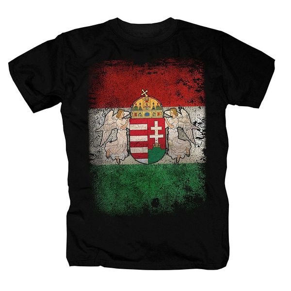 

printed tees male harajuku fitness brand clothing t-shirt shirt hungary country flag cult budapest tee shirt