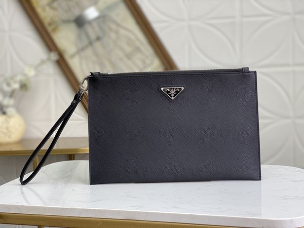 

2020 new fashion men's card bag men's handbag1, Black