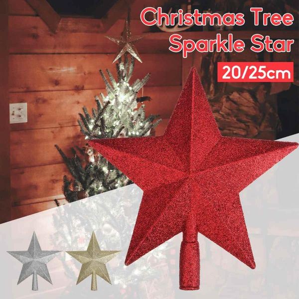 

christmas decorations 20/25cm tree sparkle star glittering hanging er decoration ornaments home decor