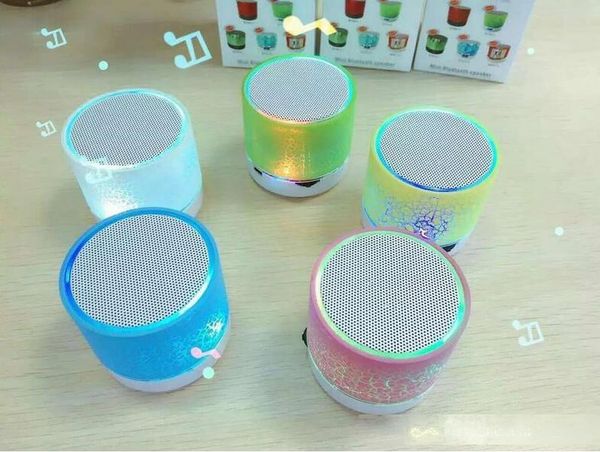 

mini speaker bluetooth speakers led colored flash a9 handswireless stereo speaker fm radio tf card usb for iphone mobile phone computer