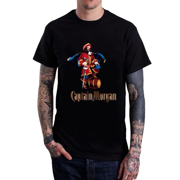 

leemaster mens captain morgan tshirts black cool