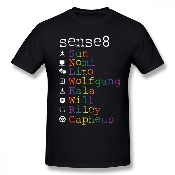 

sense 8 tv sense8 science fiction men t shirt pop swag 4xl 5xl 6xl cotton crewneck short sleeve brand clothing