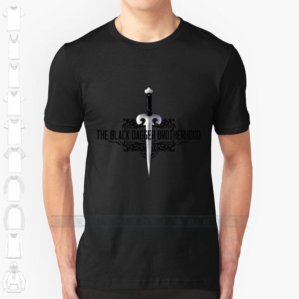 

black dagger brotherhood [black текст] настраиваемый дизайн печати для мужчин женщины хлопок new cool tee майка большого размера