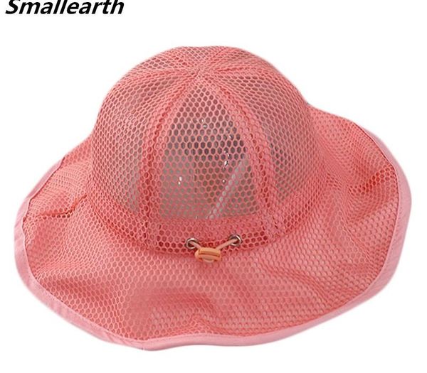 

new summer children sun mesh hat cotton bucket hats baby boy girl lovely sun hat for girls sunscreen caps kids fisherman hats, Blue;gray