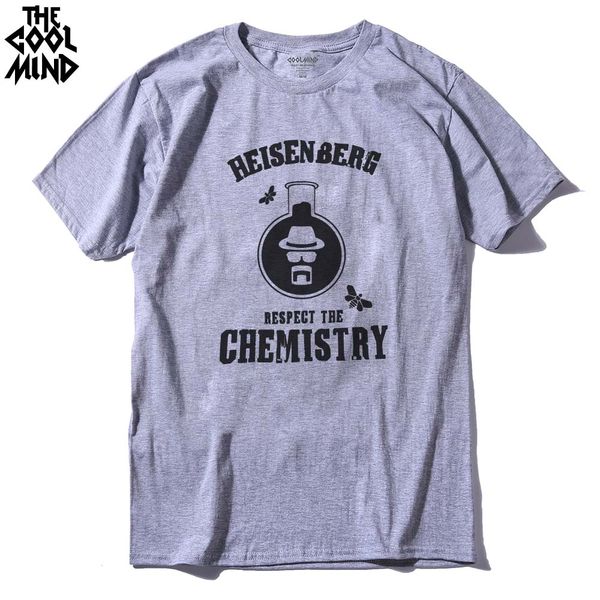 

coolmind br0119a casual 100% cotton o neck breaking bad men t shirt casual short sleeve heisenberg printed t shirt