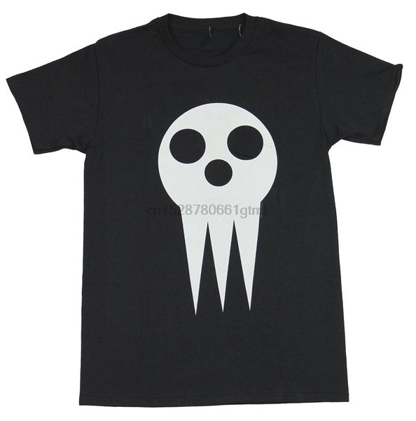 

souleater mens t-shirt - simple white death mask image harajuku hip hop tee shirt