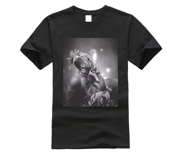 

new xxxtentacion t shirt hip hop rap music playeras de hombre mens xxxtentacion tees rapper t-shirts cool men black t shirt