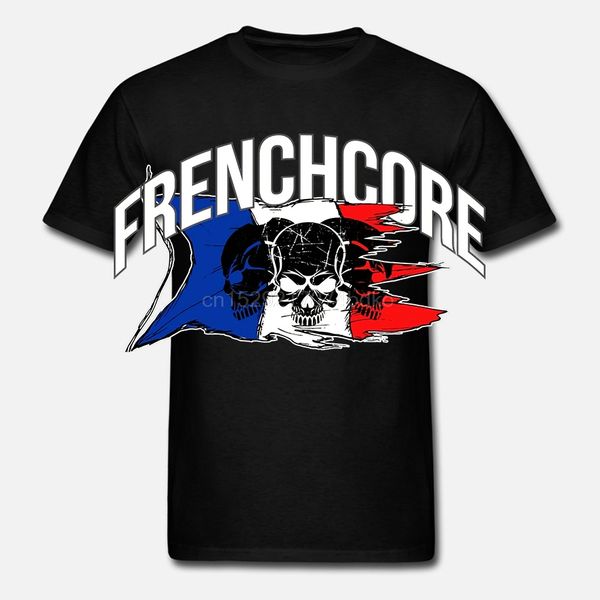 

new fashion brand clothing short sleeve summer t-shirt frenchcore o-neck tee shirts
