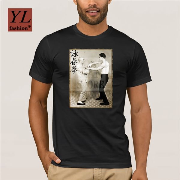

personality brand t shirt men fashion fashion men bruce lee ip man wing chun kung fu t shirt order men t shirt