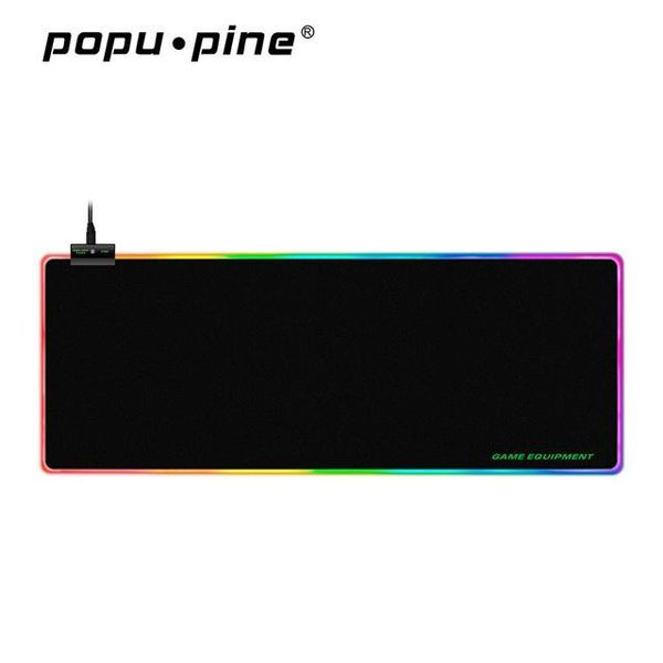 

computer & office popu pine gaming mouse pad large rgb mouse pad 12 kinds of light display modes computer mousepad m-xl sizes
