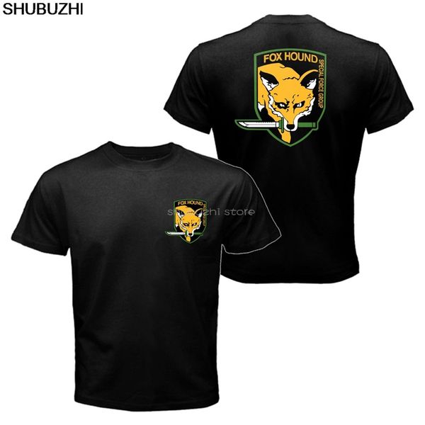 

the metal solid snake 5 v foxhound special force group fox hound t-shirt selling fitness clothing print tee shirts sbz5547