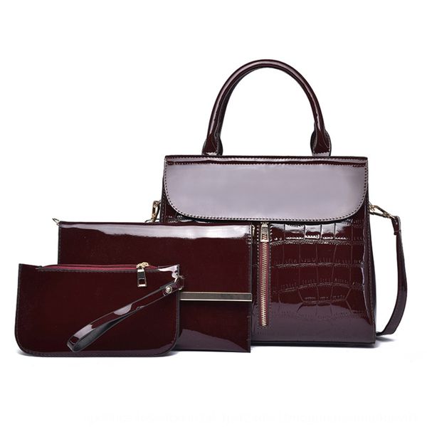 

jue meng luggage 2020 four seasons new fashion women's hand handcarry handbagthree-piece large bag hand bag shoulder crossbody zuypf