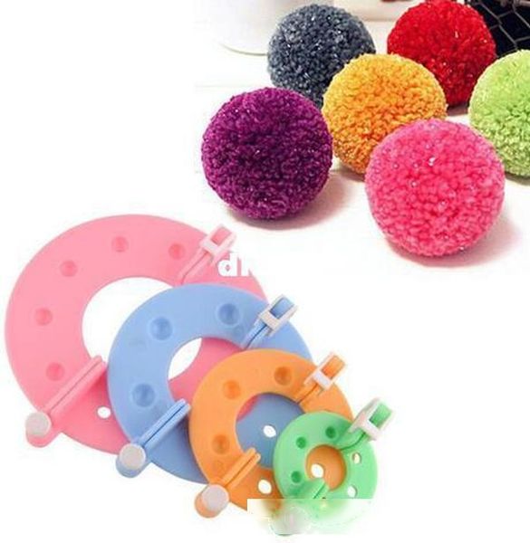 

fashion 4 sizes/set fluff ball weaver needle knitting wool tool yarn kit