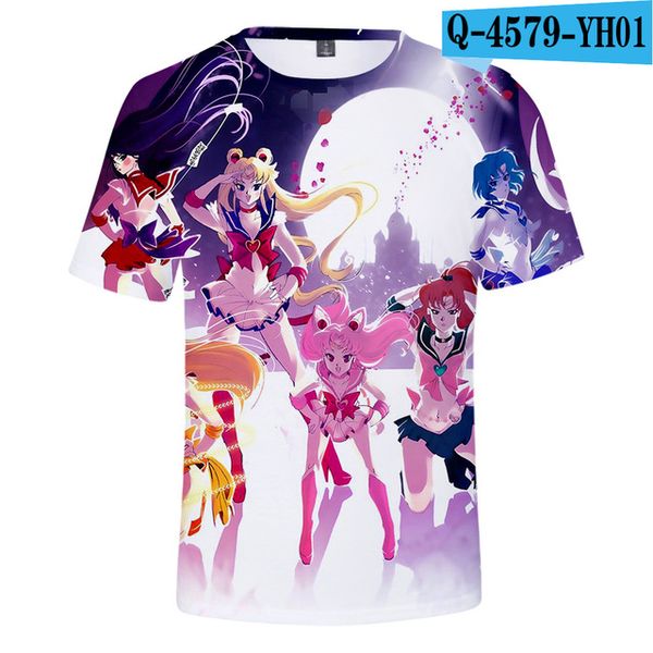 

anime sailor moon men sailor moon girls 3d 3d print shirts kawaii hippie harajuku men clothing