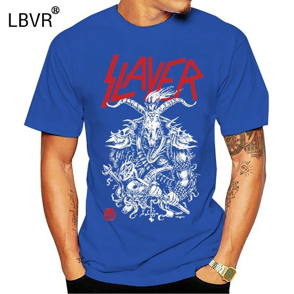 

с коротким рукавом хлопок slayer-logo-ад-awaits- футболки для мужчин