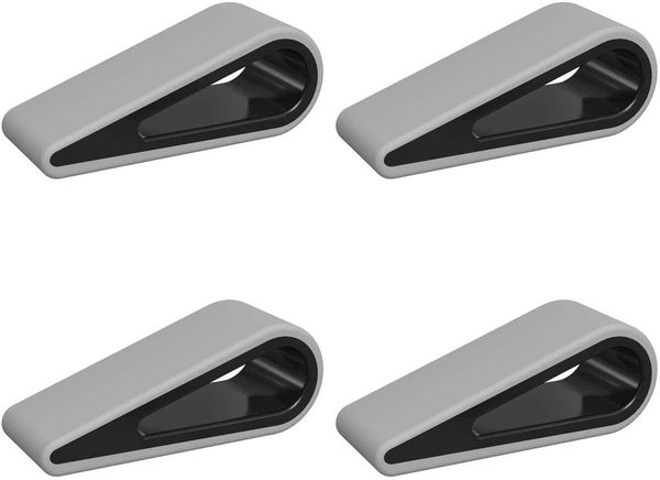 

4 pack] universal lapcomputer keyboard stands, portable anti-slip silicone wedge ventilated riser stand for desk