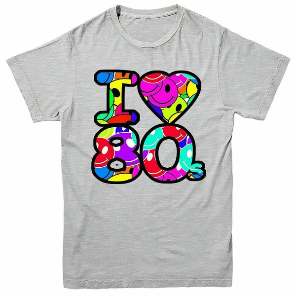 

i love 80 майк мужчина женщина смешного урожай ретро музыкальный фестиваль gig adult top tee shirt последний новый стиль